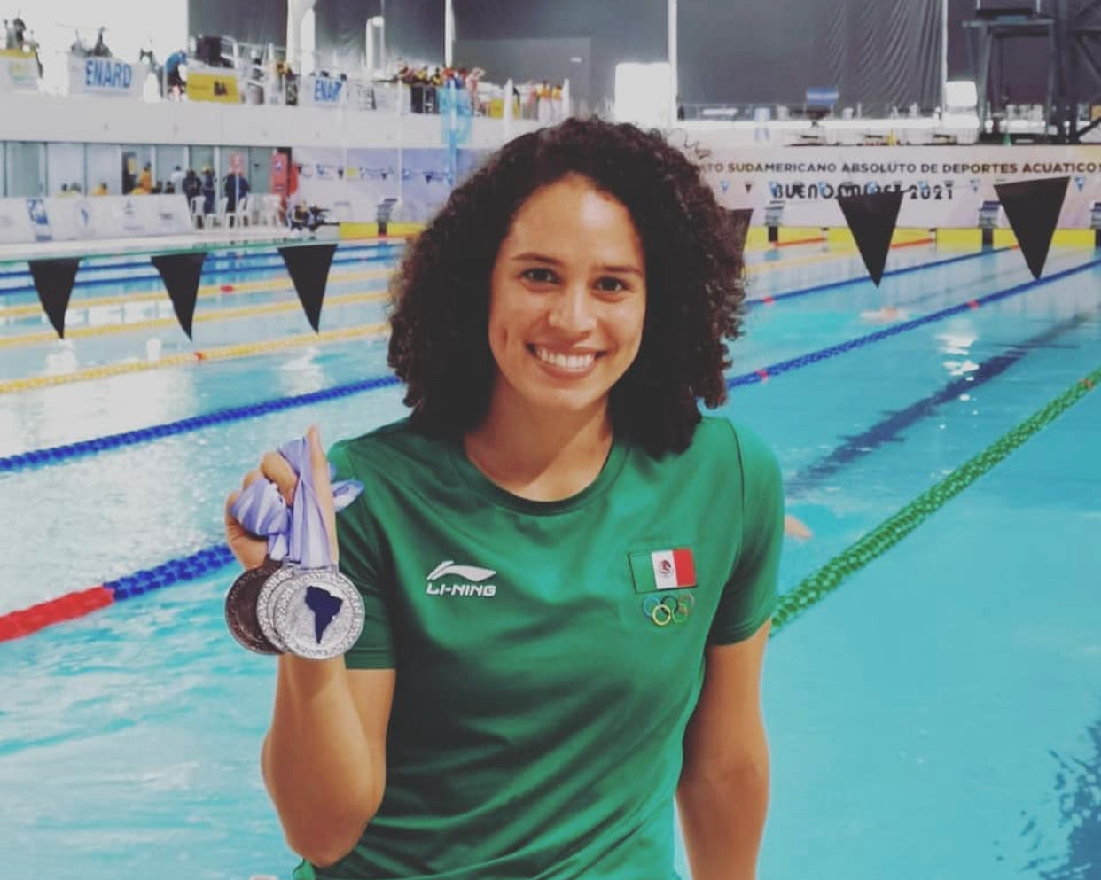 Melissa Rodríguez alcanza bronce en los 50 metros pecho en el Sudamericano de Natación